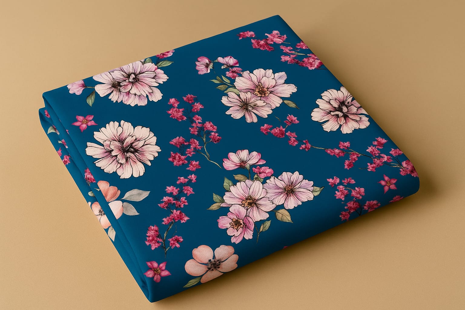 Teal Blossom Unstitched 2-Piece Set