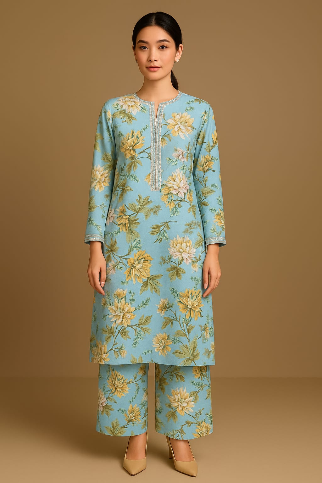 Sky Garden Unstitched 2-Piece Set